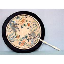 ORIENTAL EMBROIDERED FAN