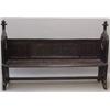 Image 1 : ENGLISH BENCH WITH RELIEF CARVING