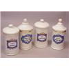 Image 1 : GROUP OF FOUR APOTHECARY JARS
