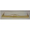 Image 1 : BRASS FIREPLACE FENDER