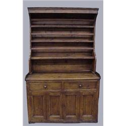 WELSH TWO-PIECE  WALL CUPBOARD