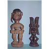 Image 1 : TWO AFRICAN CARVED WOODEN FIGURES