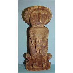CARVED WOODEN MATERNITY FIGURE