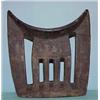 Image 1 : CARVED WOODEN AFRICAN HEAD REST