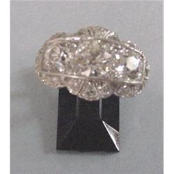 PLATINUM THREE STONE DIAMOND RING