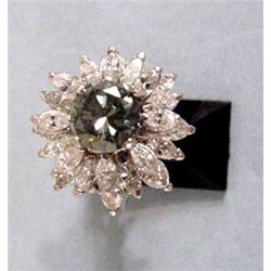 PLATINUM DIAMOND COCKTAIL RING
