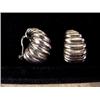 Image 1 : STERLING SILVER EARRINGS BY BLACK, STARR & FROST