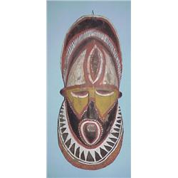 OCEANIC WOODEN FACE FROM MEN'S HOUSE