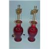 Image 1 : PAIR OF ORIENTAL PORCELAIN VASE LAMPS