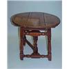 Image 1 : SMALL GATE LEG TILT TOP CRICKET TABLE