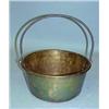 Image 1 : SPUN BRASS BUCKET WITH WROUGHT IRON HANDLE