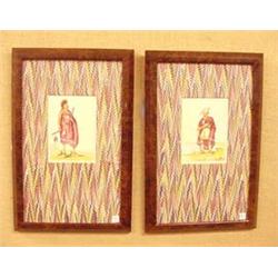 PAIR OF COLOR PRINTS OF NORTH AMERICAN INDIANS