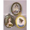 Image 1 : THREE OVAL PORTRAITS OF WOMEN