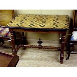 PARQUETRY INLAID TABLE