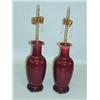 Image 1 : PAIR OF LARGE ORIENTAL PORCELAIN VASE LAMPS