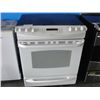 Image 1 : GE PROFILE WHITE GLASSTOP STOVE