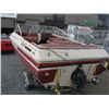 Image 2 : 17' LARSON SPORT BOAT WITH INBOARD MOTOR AND TRAILER *NO PAPERS FOR BOAT OR TRAILER*