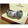 Image 1 : HAMILTON WRIST WATCH WITH SIGNED NAVAHO HAND CRAFTED WRIST BAND