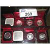 Image 1 : 8 ROYAL CANADIAN  MINT ONE DOLLAR COLLECTORS COINS