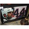 Image 1 : FRAMEDVANCOUVER CANUCKS TODD BERTUZZI #4 LIMITED EDITION SIGNED DECORATIVE COLLECTORS WALL HANGING