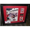 Image 1 : FRAMED MONTREAL CANADIENS PATRICK ROY #33 COLLECTORS PHOTO PRINT AND CARD SET