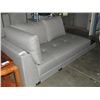 Image 1 : GREY UPHOLSTERED ONE PIECE OF A 3PC SECTIONAL SOFA SET