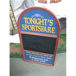 Tonight's SportsFair Display Board