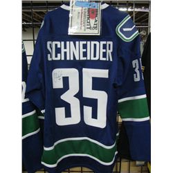 Cory Schneider Jersey ((Autographed)