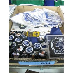 Lot of Toronto Maple Leaf Collectibles