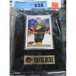 Pavel Bure Card Plaque