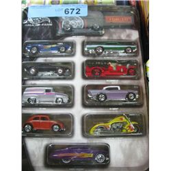 Hot Wheels Hall of Fame Top 10 Fav. Vehicles