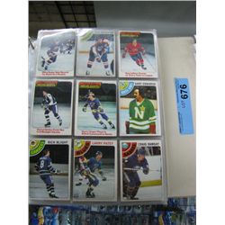 Binder of 78/79 OPC Hockey Cards