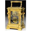Image 2 : FRENCH "GRANDE SONNERIE" CARRIAGE CLOCK.