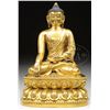 Image 1 : SINO TIBETAN GILT BRONZE FIGURE.