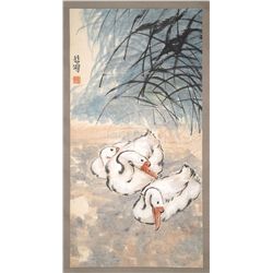 HANGING SCROLL IN THE MANNER OF XU BEIHING