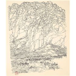 LOOSE PAINTING IN THE MANNER OF WU GUANZHONG
