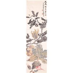 TWO HANGING SCROLLS