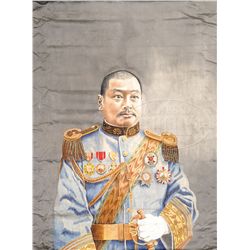 CHINESE EMBROIDERED PANEL.