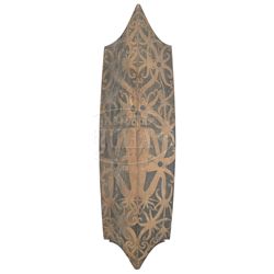 DYAK WOOD SHIELD.