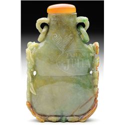 JADEITE SNUFF BOTTLE.
