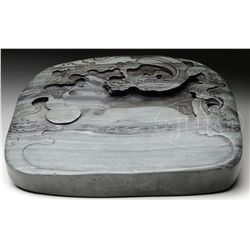 OVAL INKSTONE.