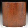 Image 1 : WOODEN BRUSH POT.