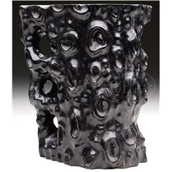 HARDWOOD BRUSH HOLDER.