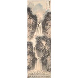 HANGING SCROLL IN THE MANNER OF FU BAOSHI.