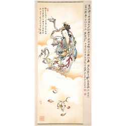 HANGING SCROLL IN THE MANNER OF ZHANG DAQIAN.
