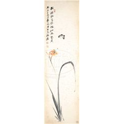 HANGING SCROLL IN THE MANNER OF ZHANG DAQIAN.