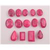 Image 1 : AWESOME CERTIFIED 184.00 CTTW LOT NATURAL RED RUBIES