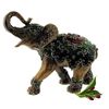 Image 1 : Large Decorative Elephant Trinket Box