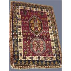 TWO ORIENTAL RUGS