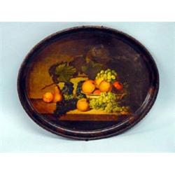 OVAL TOLE TRAY
